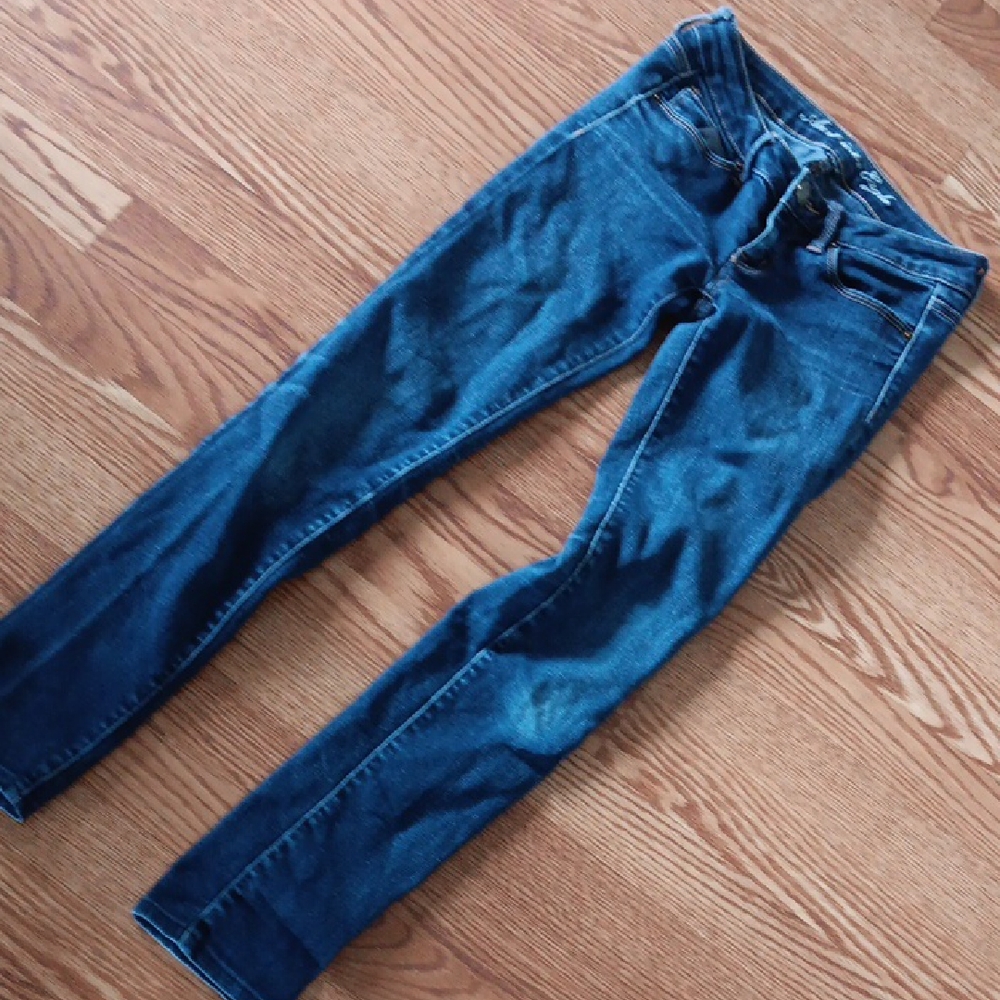 American Eagle Outfitters Women's Skinny Jeans - Dark Blue